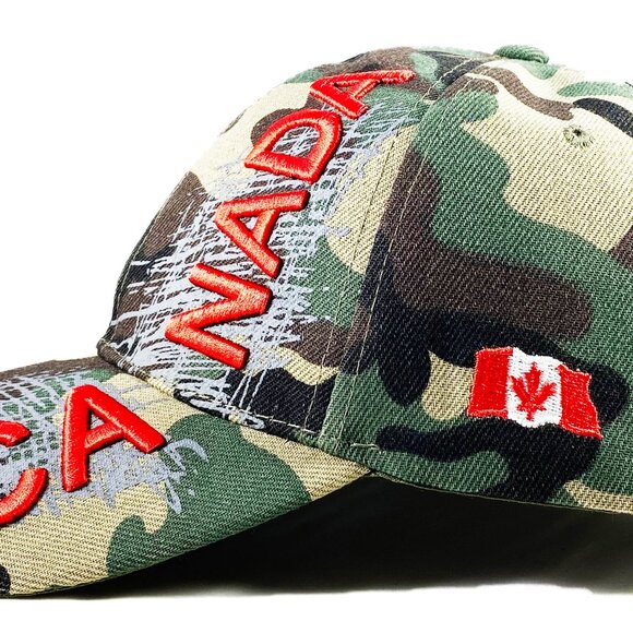 Variety To Go Canadian Baseball Hat/Cap, Adjustable Sports Hat (1008 Camo) - Picture 3 of 8